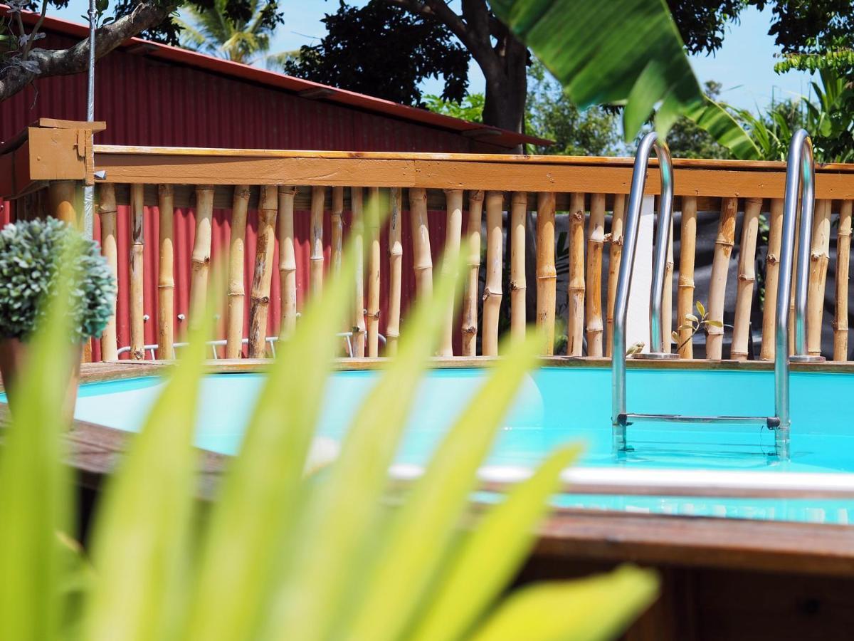 S'Cale Tropikal - Gite Cosy Avec Piscine Privee Petit-Canal Ngoại thất bức ảnh